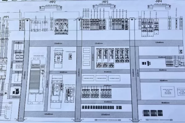 What are the different phases of electrical panel design